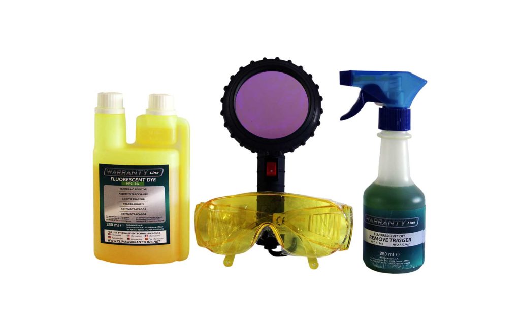 UV leak detector kit
